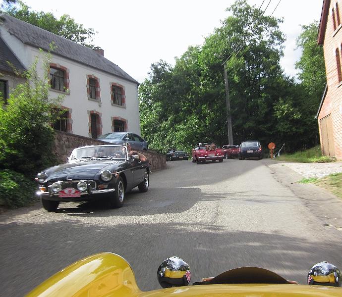 dag 2, La Roche en Ardenne - Dinant (113).jpg - Retour Paul, feest in't dorp